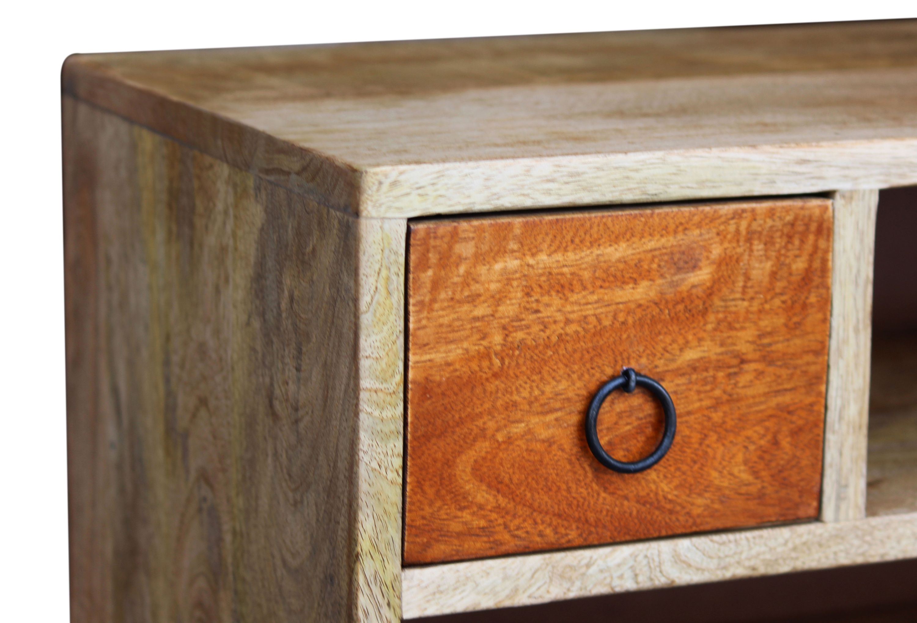 Kommode Holz Vintage REMI 100 x 130 cm