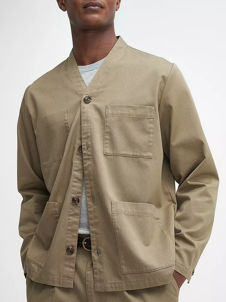 BARBOUR Overshirt RAITHWELL beige
