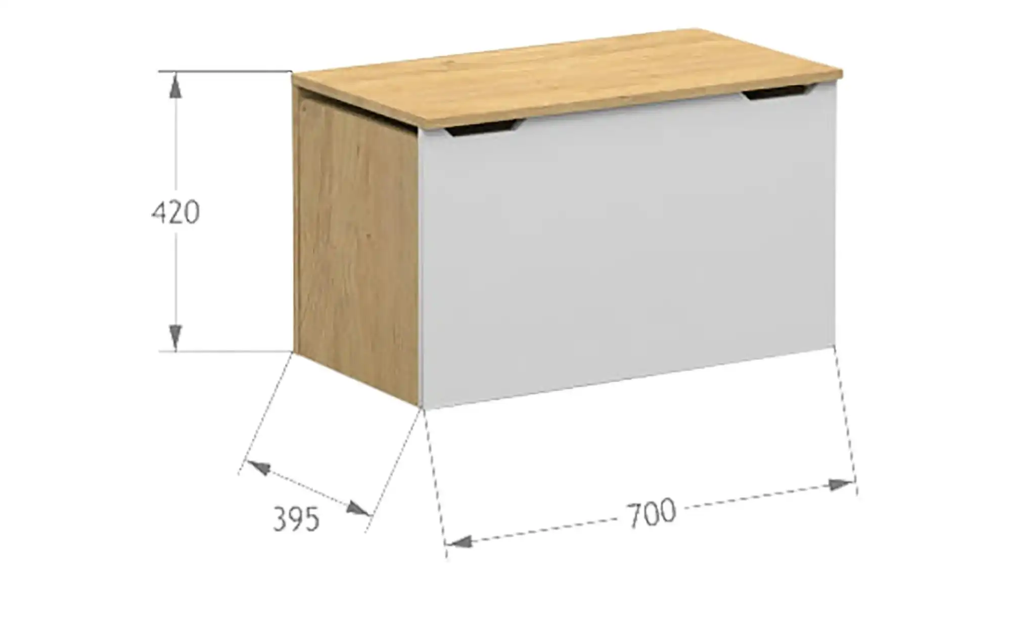 Truhe Uni Oak
