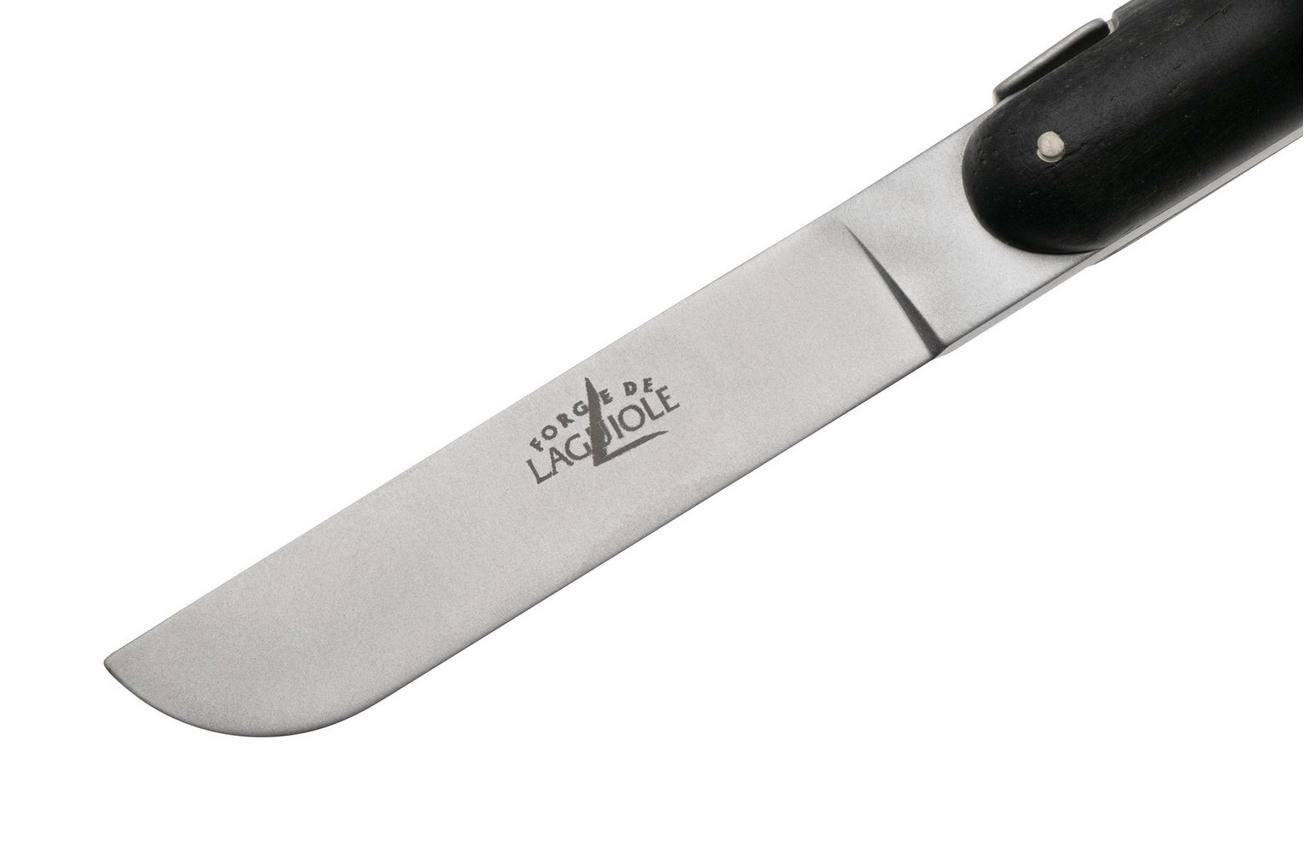 Forge de Laguiole Putman Butter Knife Ebony, botermes, gematteerd, Andrée Putman design