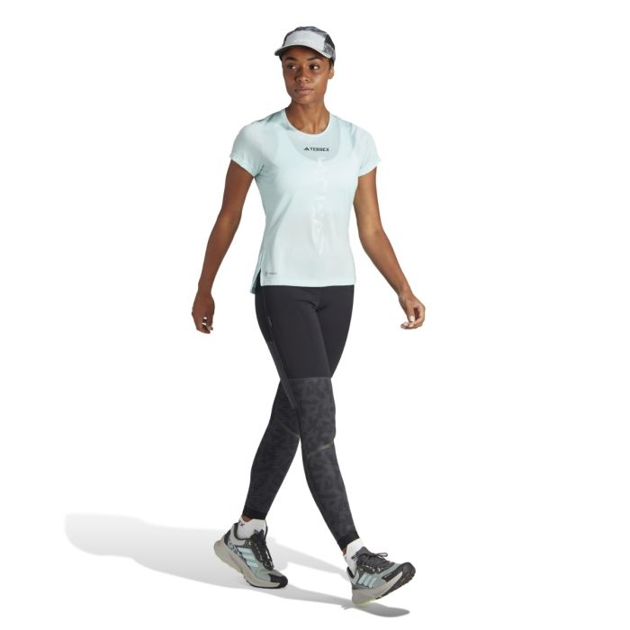 adidas Dame T-shirts AGR Shirt Blå
