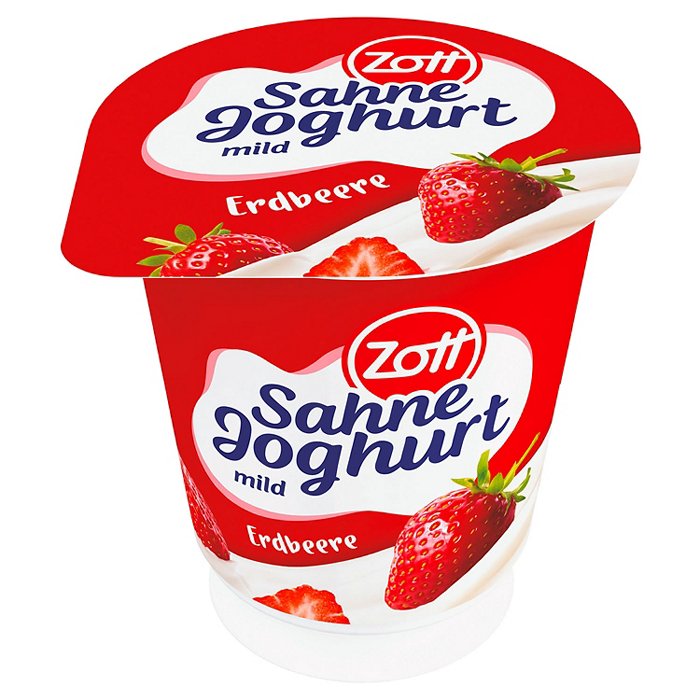 ZOTT Sahnejoghurt 140 g, Erdbeere