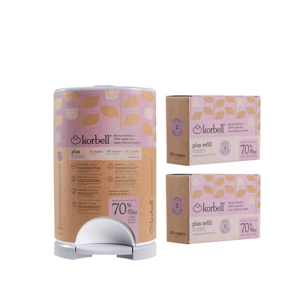 KorbellKorbell   Windeleimer Plus recycled Set 6er Pack