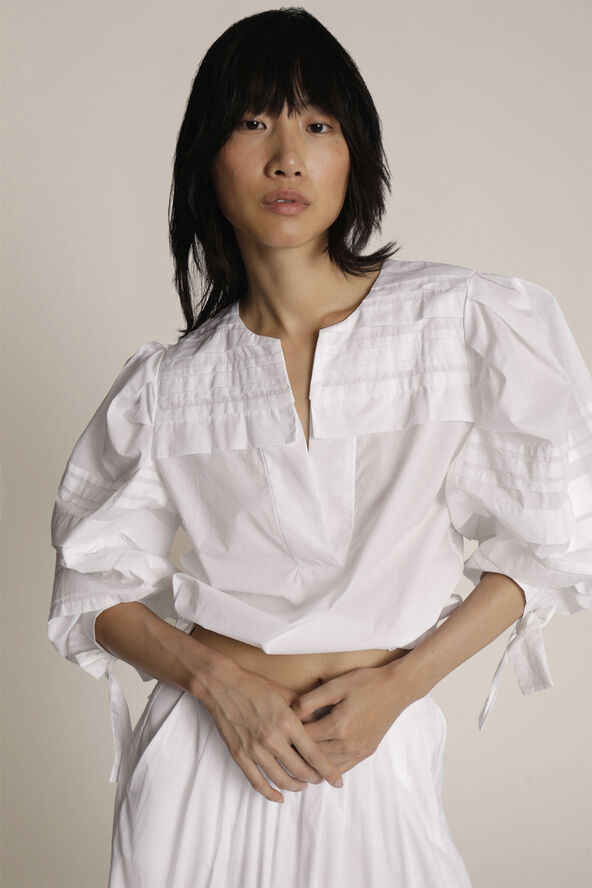 MUNTHE KAGGA Organic Cotton Blouse White