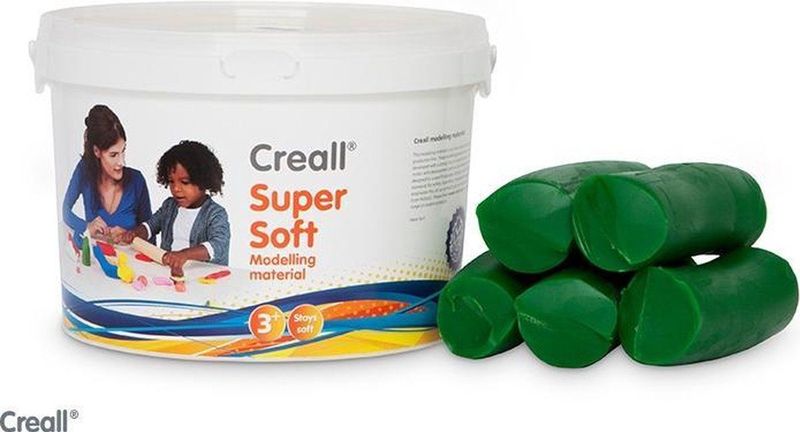 Creall - Supersoft Klei - Groen - 1750gr