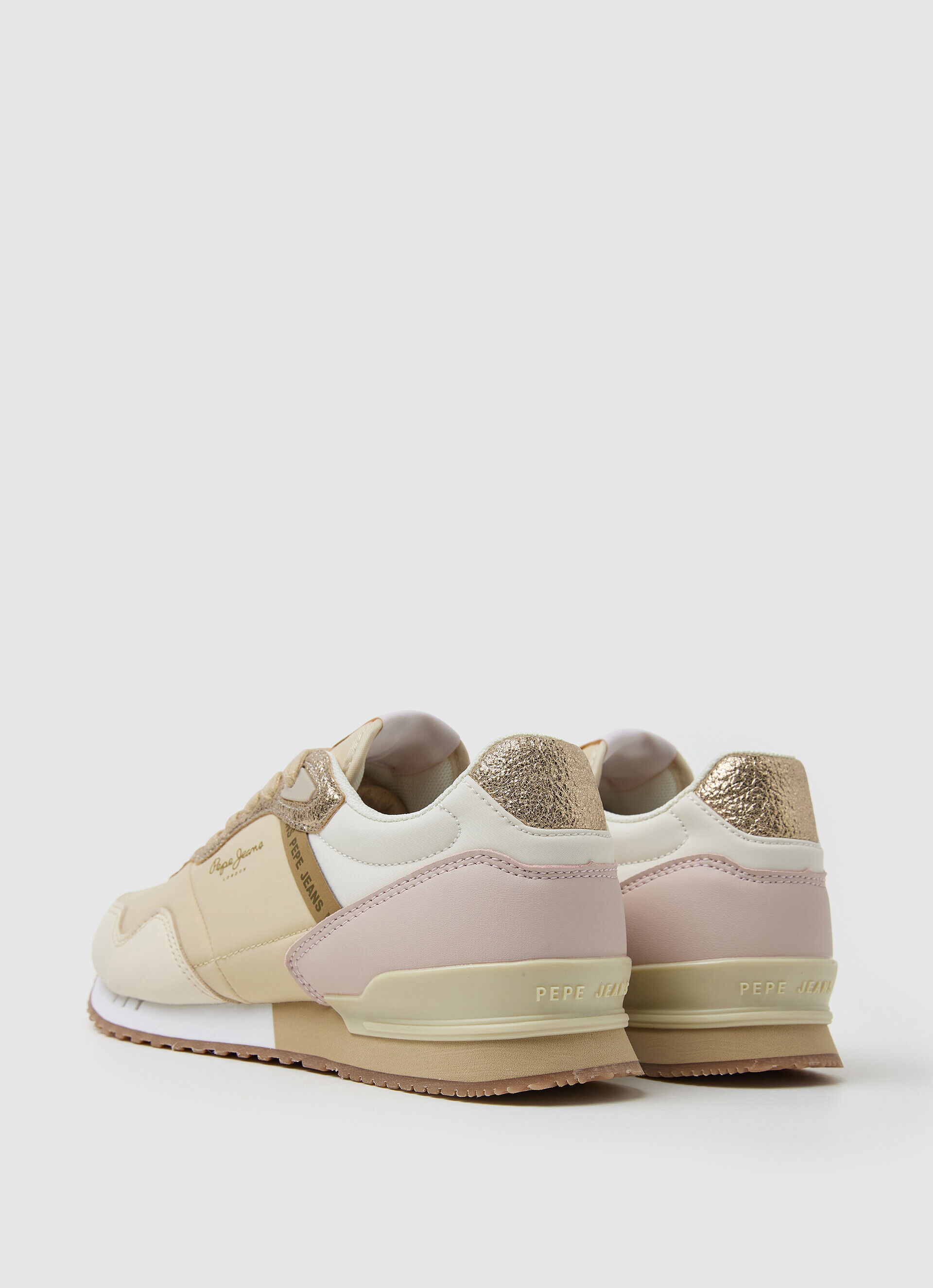 Tênis de corrida London Albal - dourado