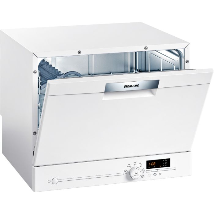Siemens Kompakt-Geschirrspüler iQ300 SK26E222EU Weiß