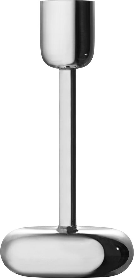 Iittala Nappula Lysestage 18,3 cm Stål Stål