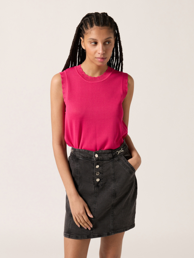 Pull sans manche