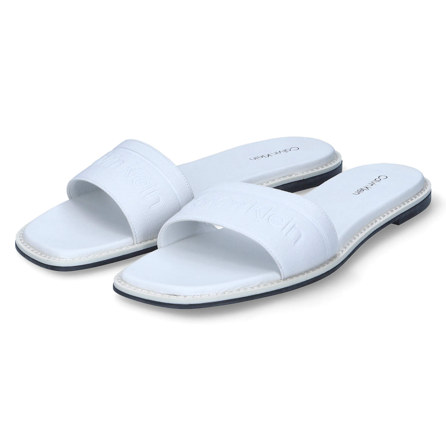 Calvin Klein Pantoletten  - white