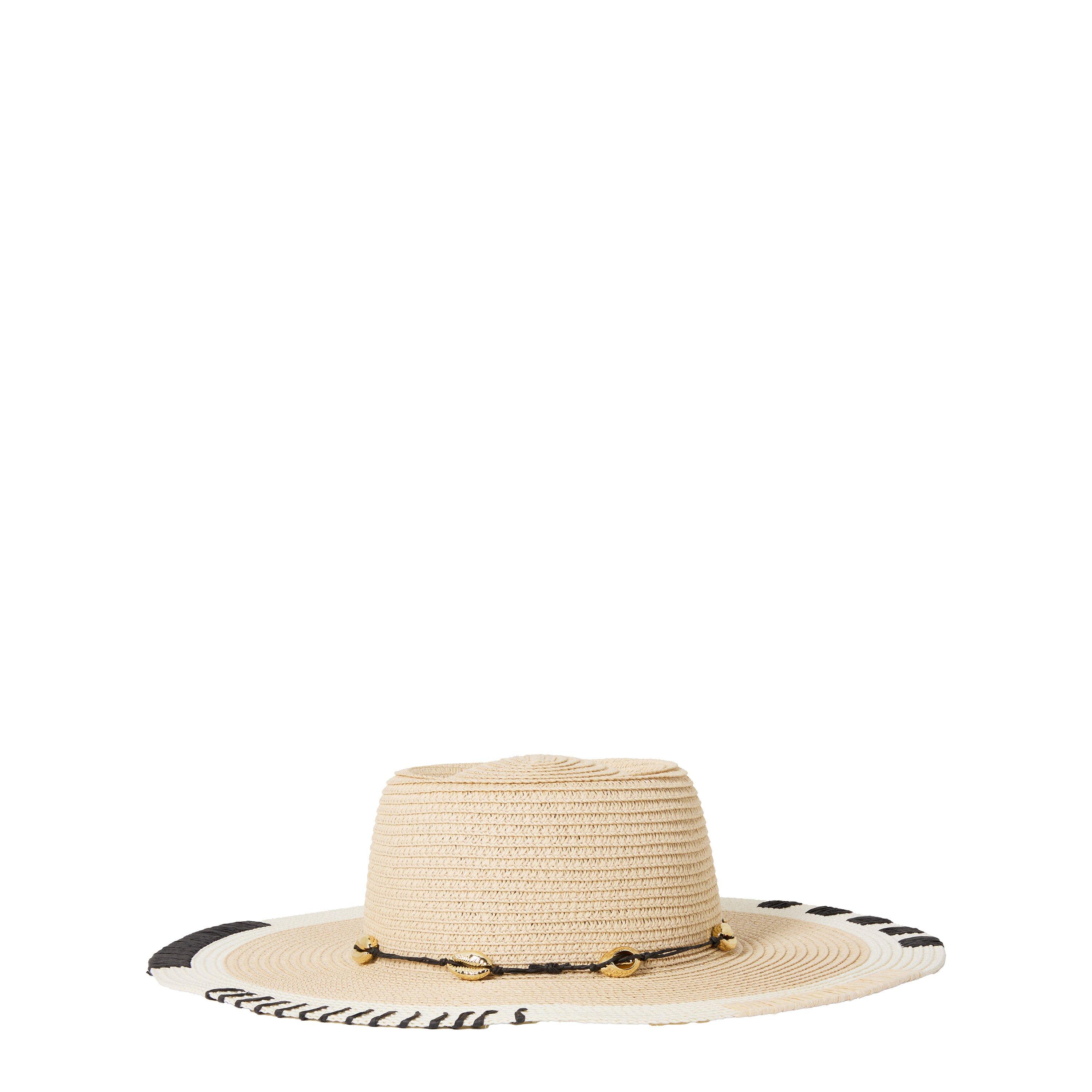 Biba Weave Trim Hat