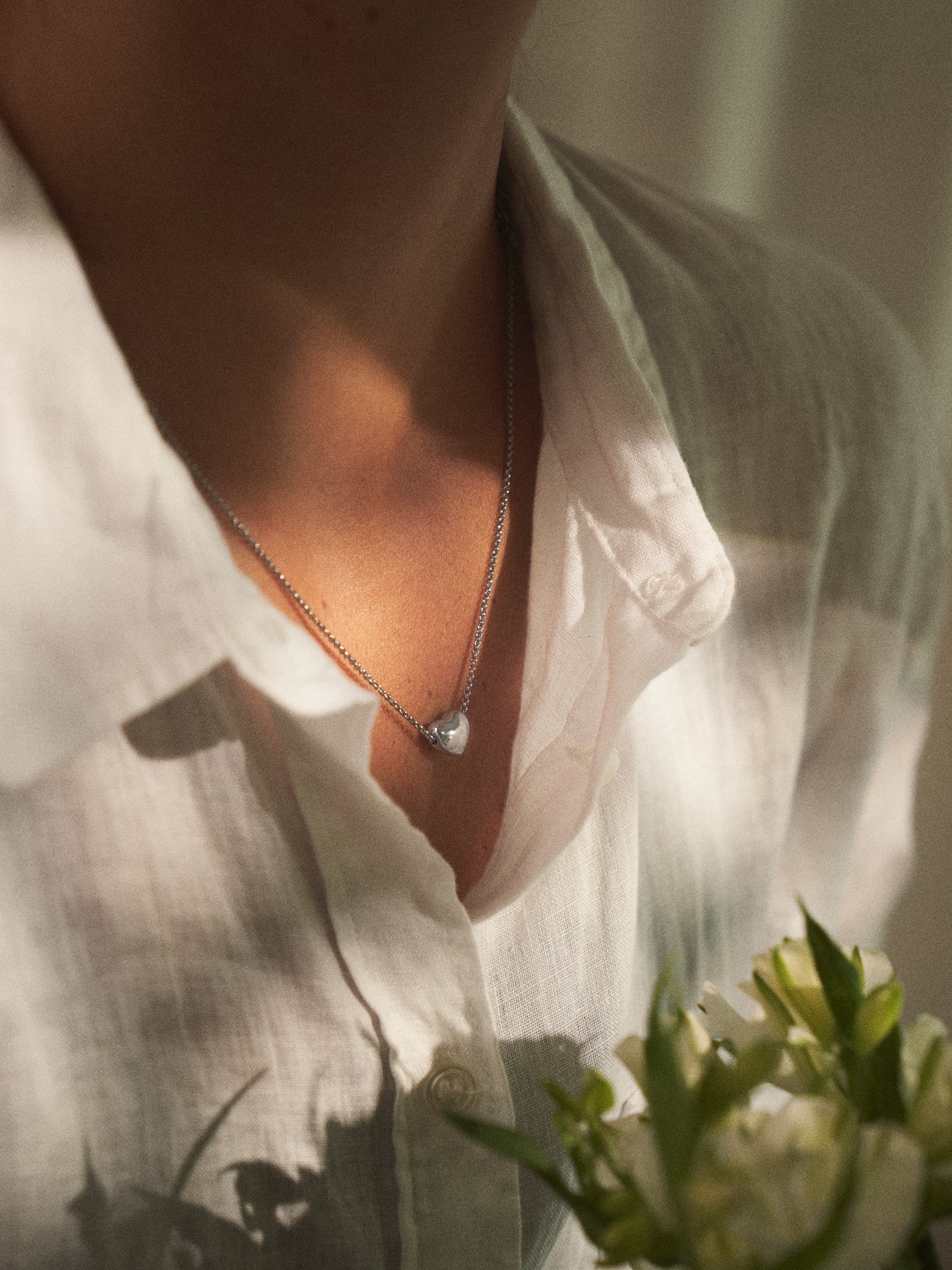 Dawn-halskæde | Rustfrit stål. 40 - 48 cm. | Silver | BUD TO ROSE