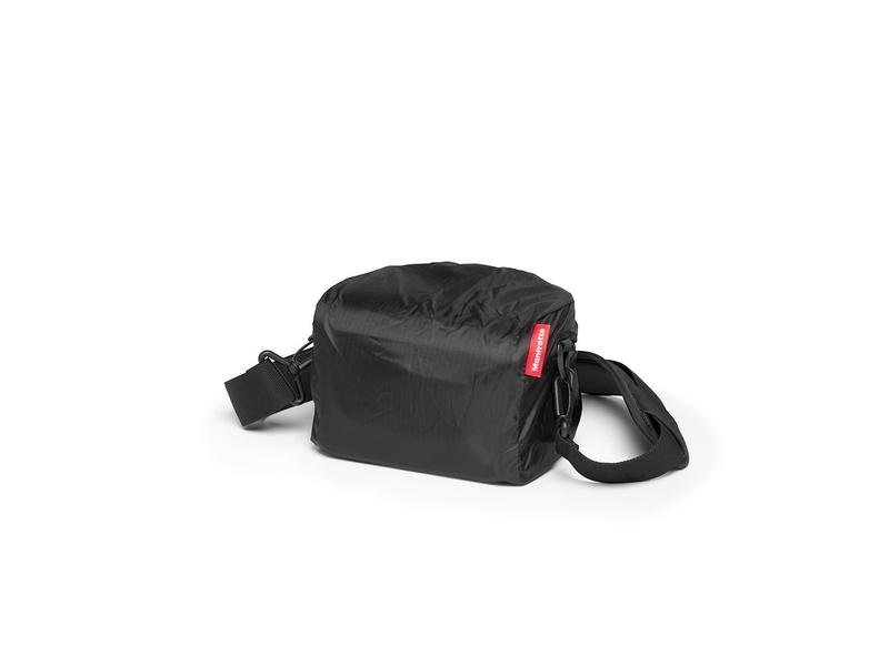 Manfrotto Kameratasche Advanced Shoulder XS III Schwarz Fortschrittliche Schultertasche mit eigener Regenhülle