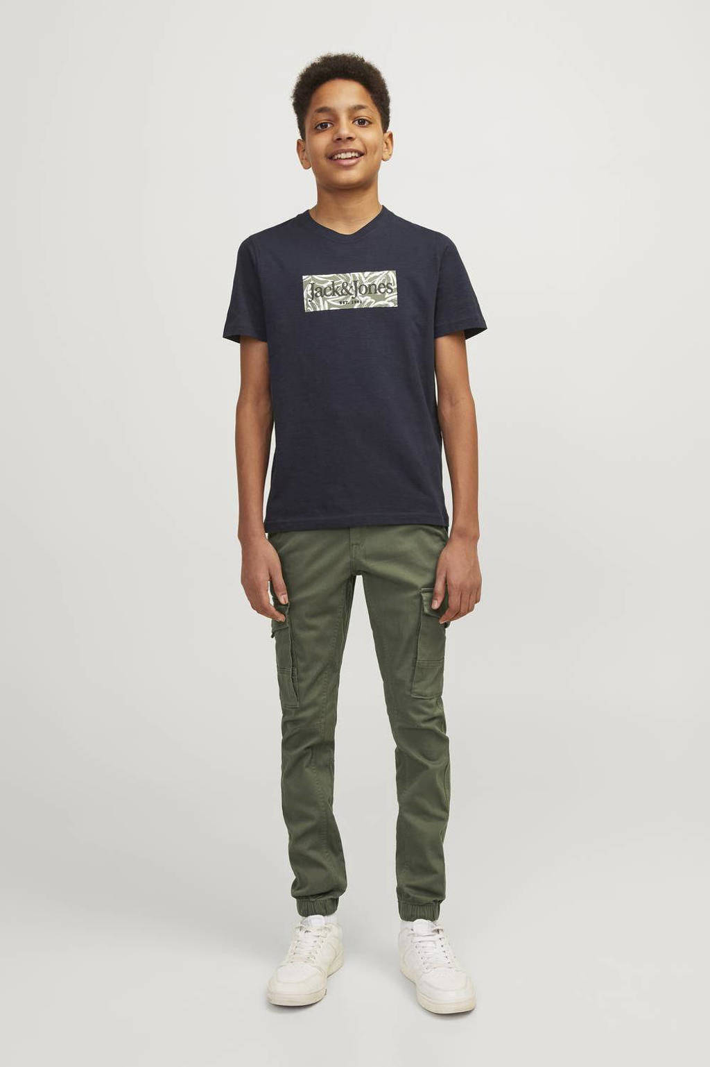 JACK & JONES cargobroek JJIPAUL olijfgroen