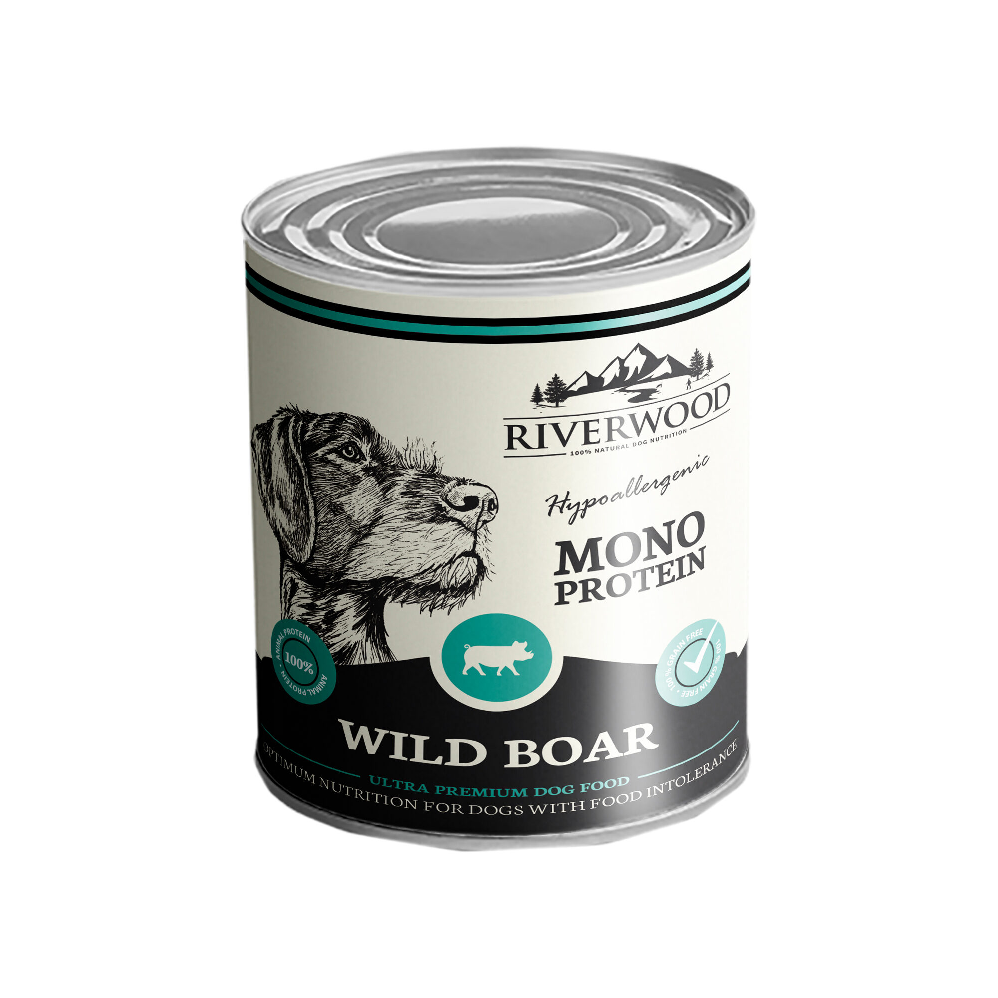 Riverwood Mono Proteïne Hondenvoer - Blik