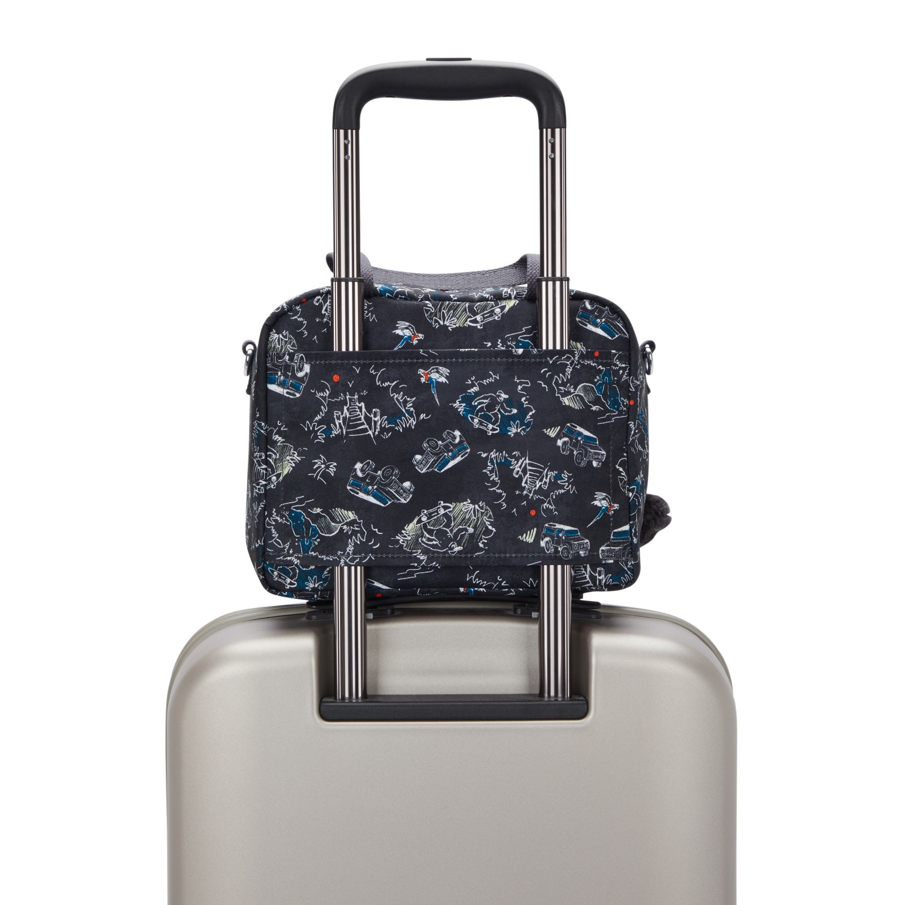 MIYO Sac repas moyen avec pochette de maintien pour trolley - Jungle Fun Race