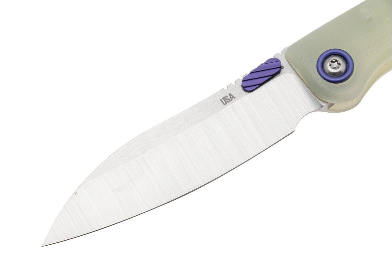 KA-BAR State & Union F01 SUF01JG, Satin S35VN, Jade G10, Purple Aluminum Hardware zakmes