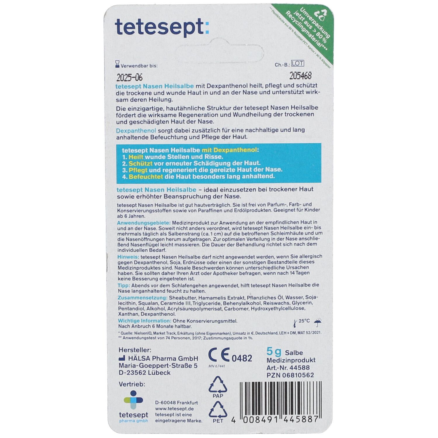 tetesept® Nasen Heilsalbe