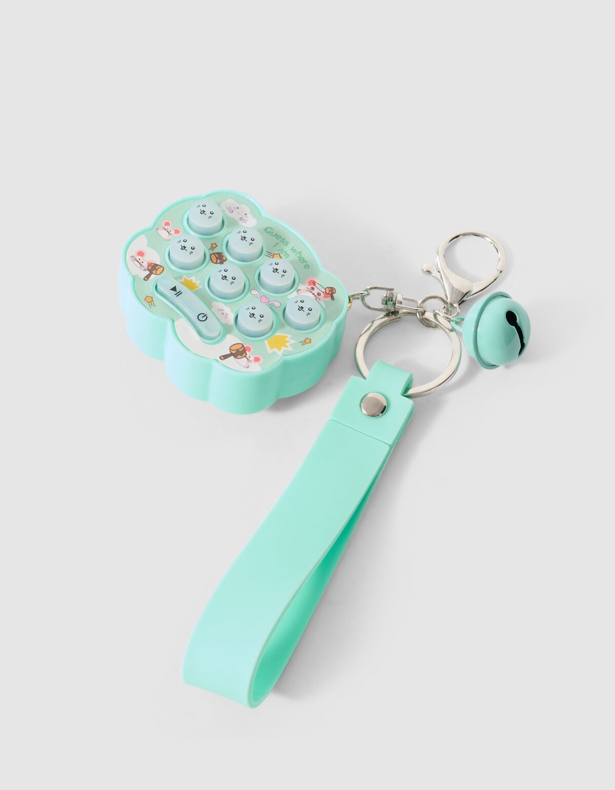 Happy Pop-it Sleutelhanger Groen