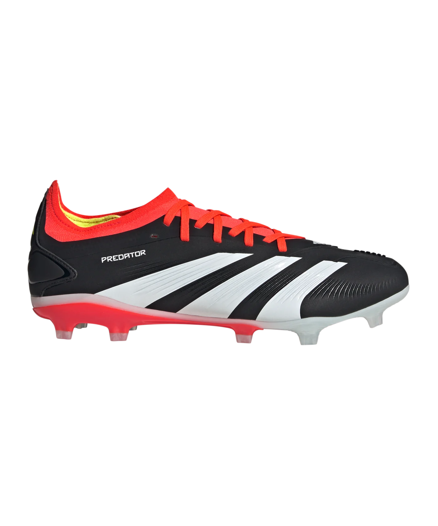adidas Predator Pro FG Solar Energy Schwarz Weiss Rot