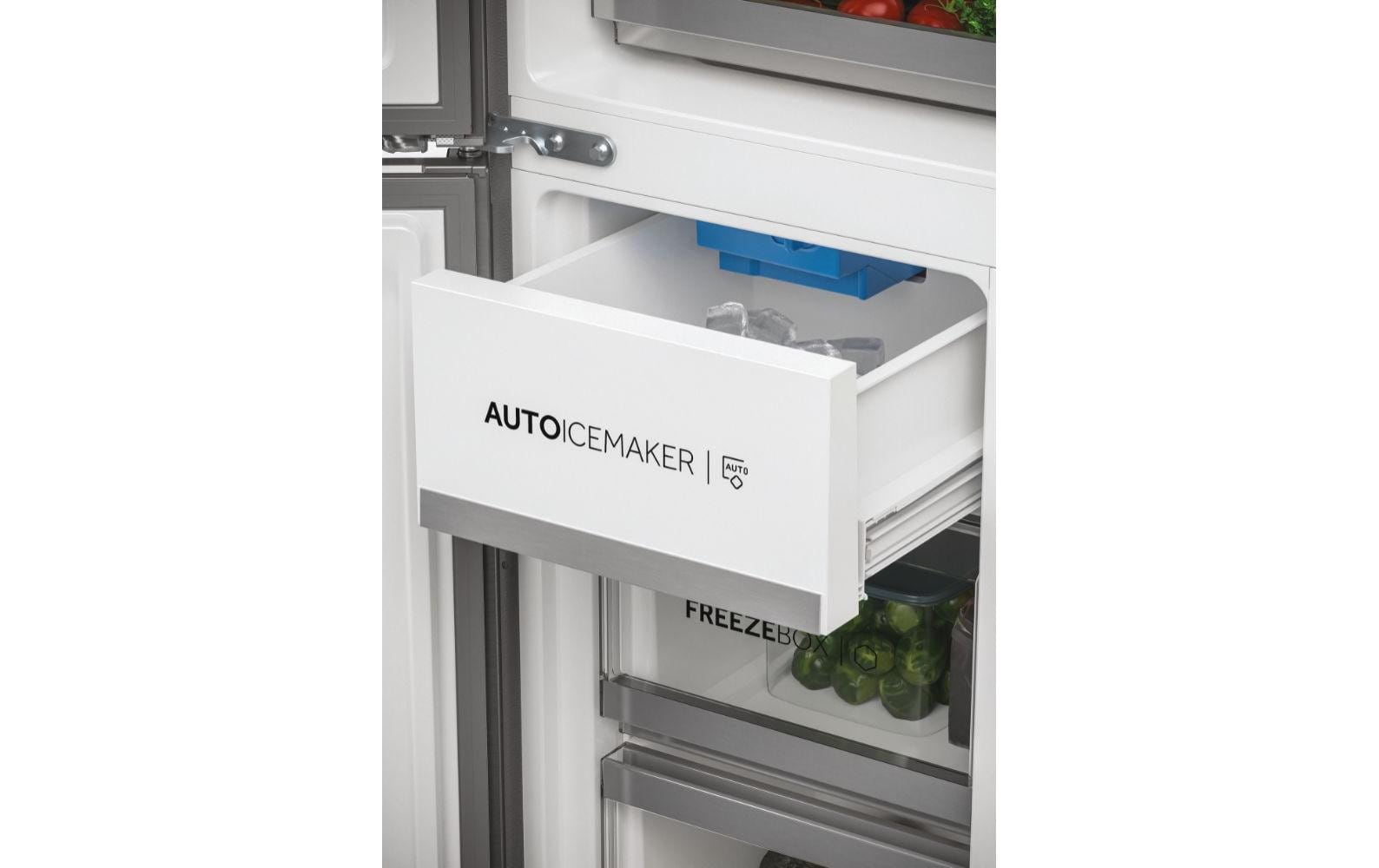 Foodcenter HCW7819EHMP Beidseitig<br>Kombigerät mit Kühlschrank oben und Gefrierteil unten