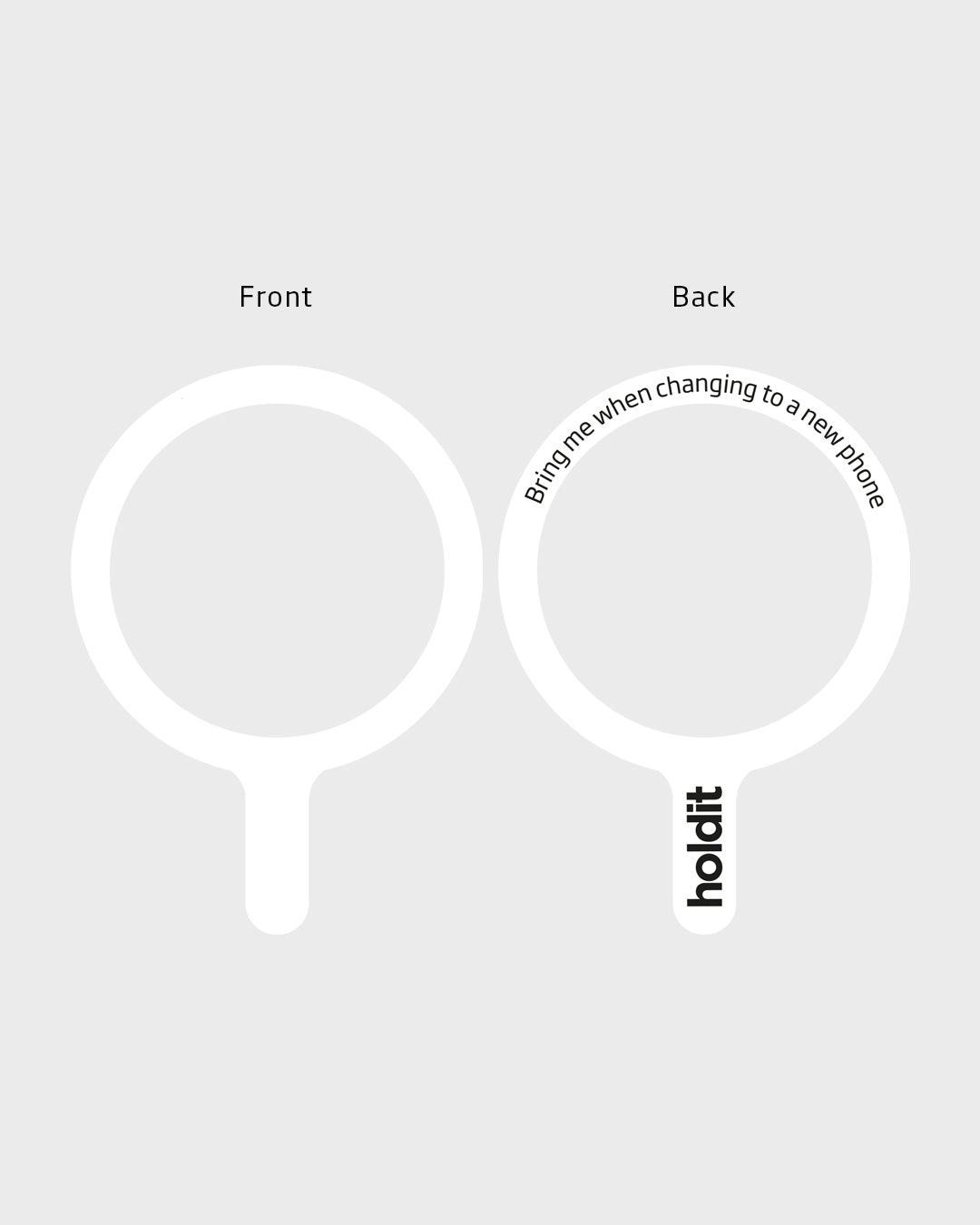 Holdit  MagSafe Ring - hvid