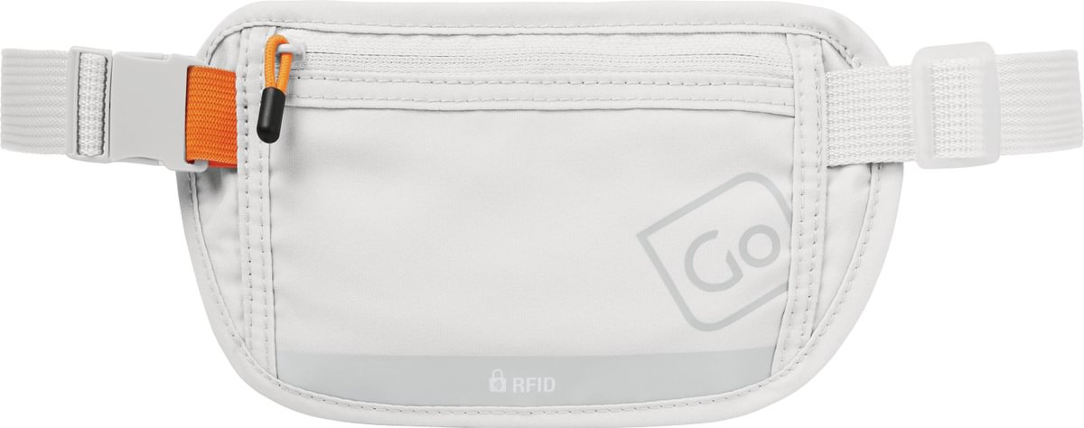Waist Wallet Reise Bauchtasche Verstellbare Gürteltasche RFID Schutz (603.101) - Grau