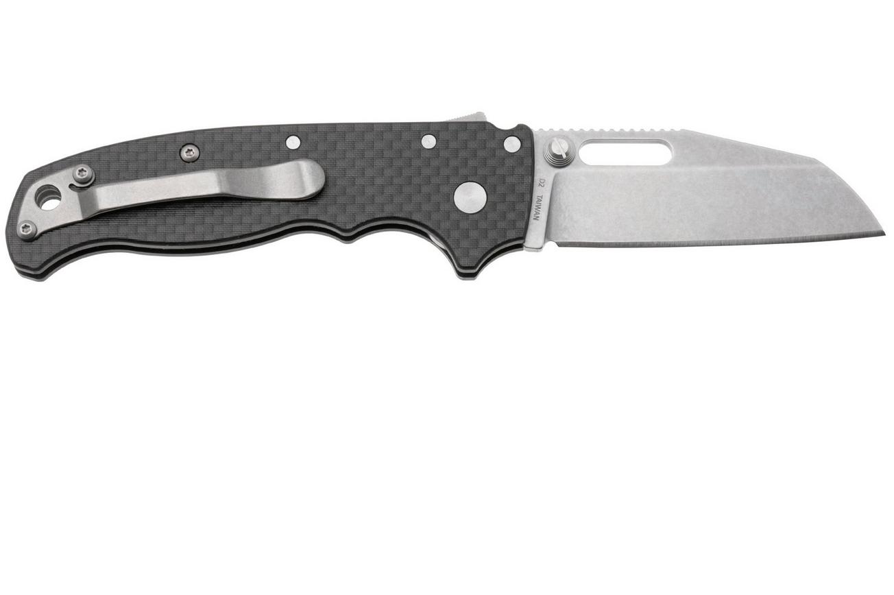 Demko AD20.5 Shark-Lock, Stonewashed D2 Shark Foot, 205-D2-CFSF, Carbon Fiber zakmes