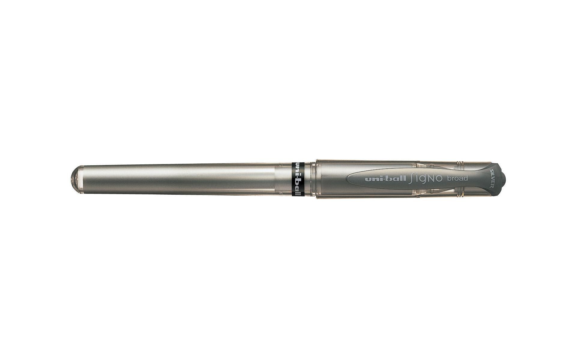 Gelschreiber Uniball Signo Broad 1 mm SilberGelroller