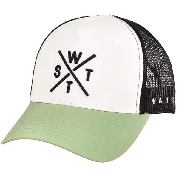 Casquette WATTS TRUCKER CAP TRIBE SAGE/WHITE