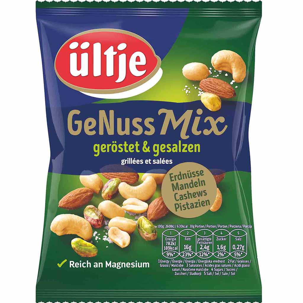 ültje GeNuss Mix geröstet & gesalzen 150g MHD:30.9.25