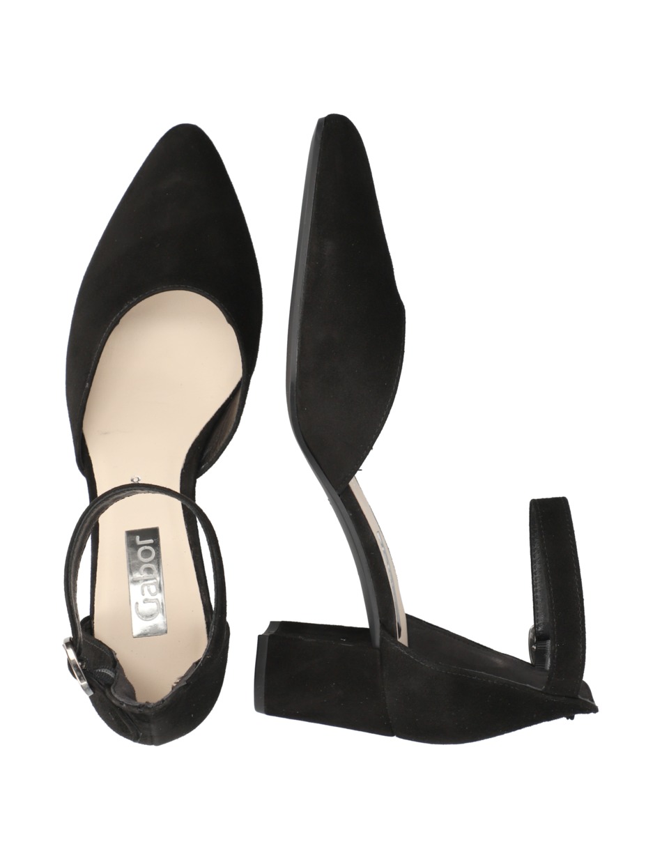 Veloursleder Pumps