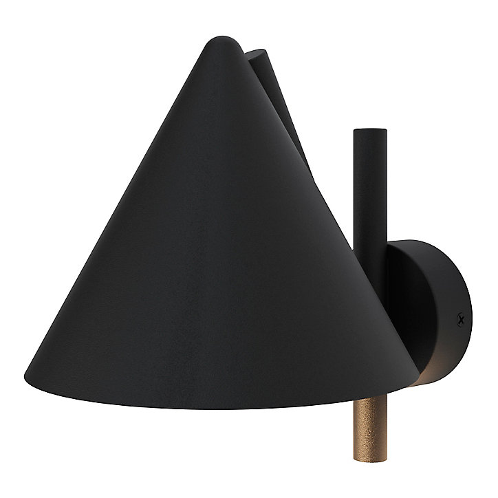 Applique murale Eriksson LED intégrée 600lm 8.5W IP44 GoodHome noir