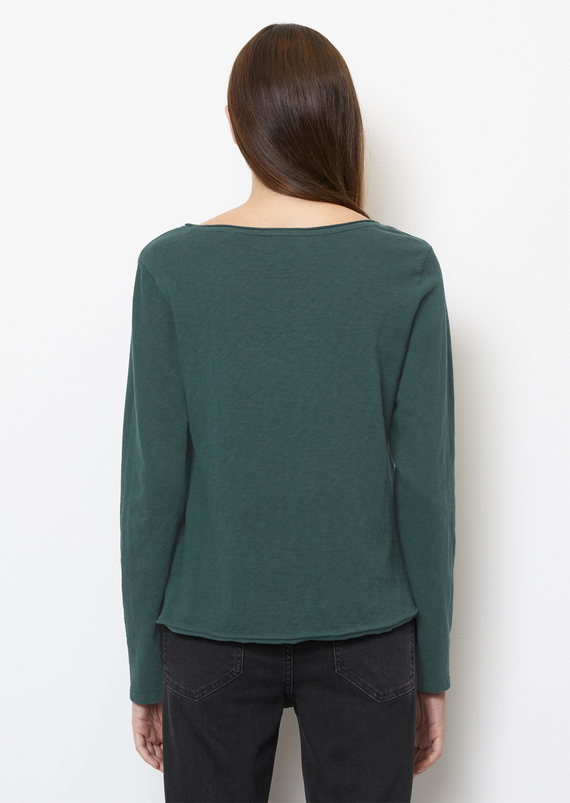 Longsleeve regular aus Heavy-Slub-Jersey