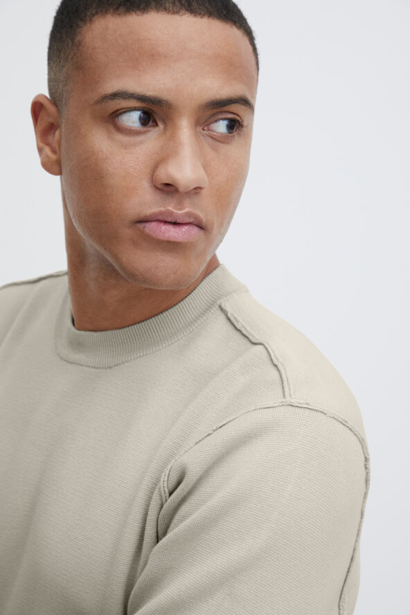 Casual Friday CFKARL crew neck knit Light sand