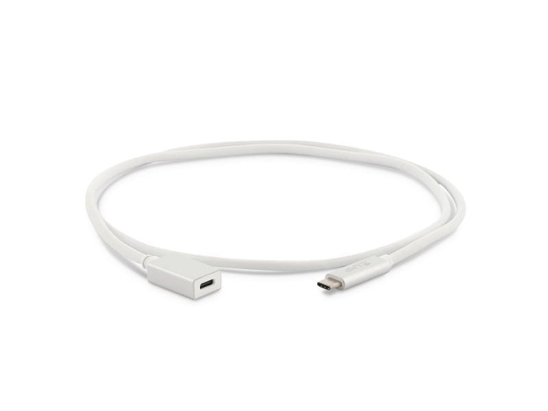 LMP USB 3.1 Adapter USB C – USB C 1 m Verlängerung Silber USB-Adapter