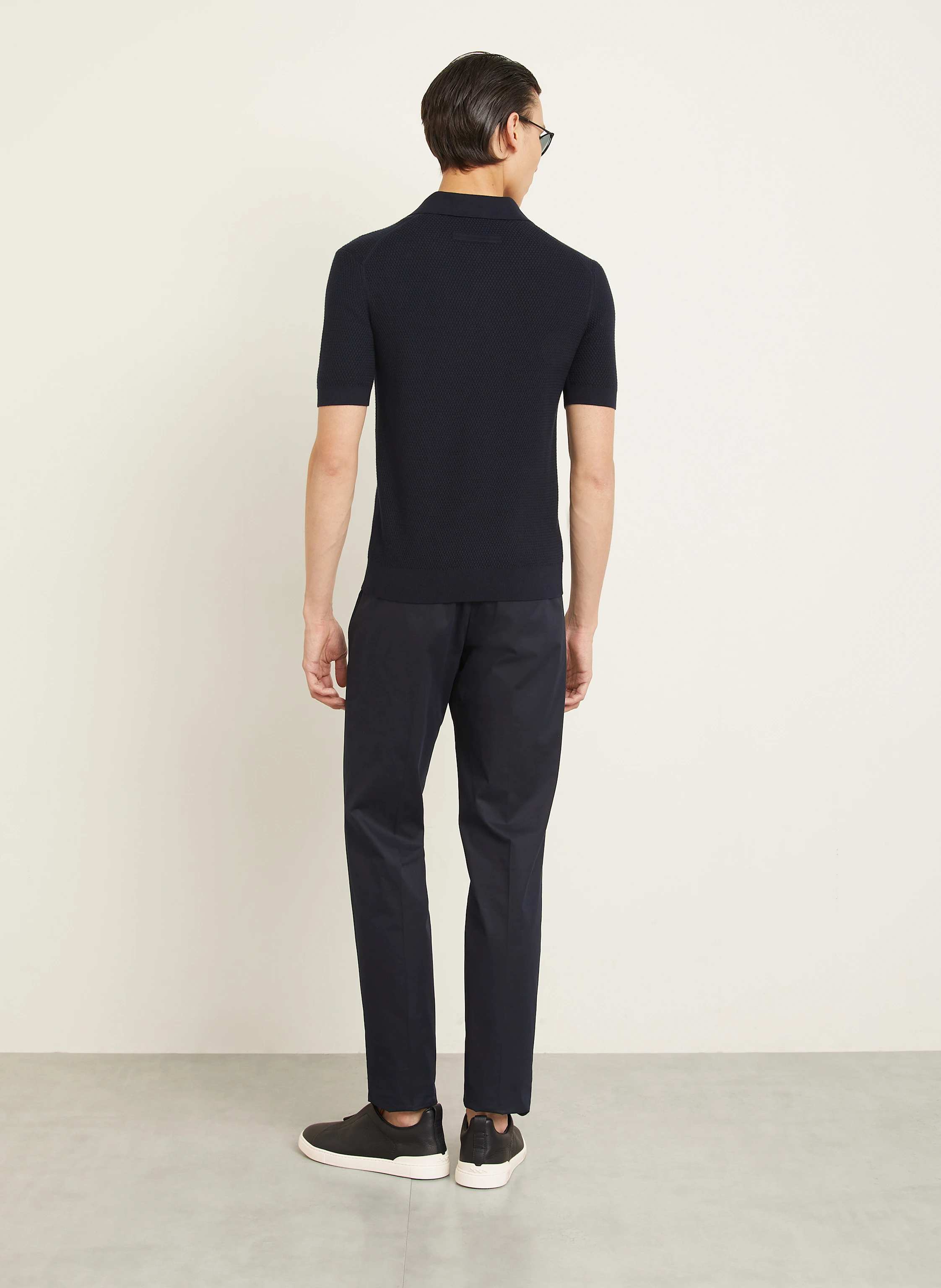 ZEGNA Strick-Poloshirt