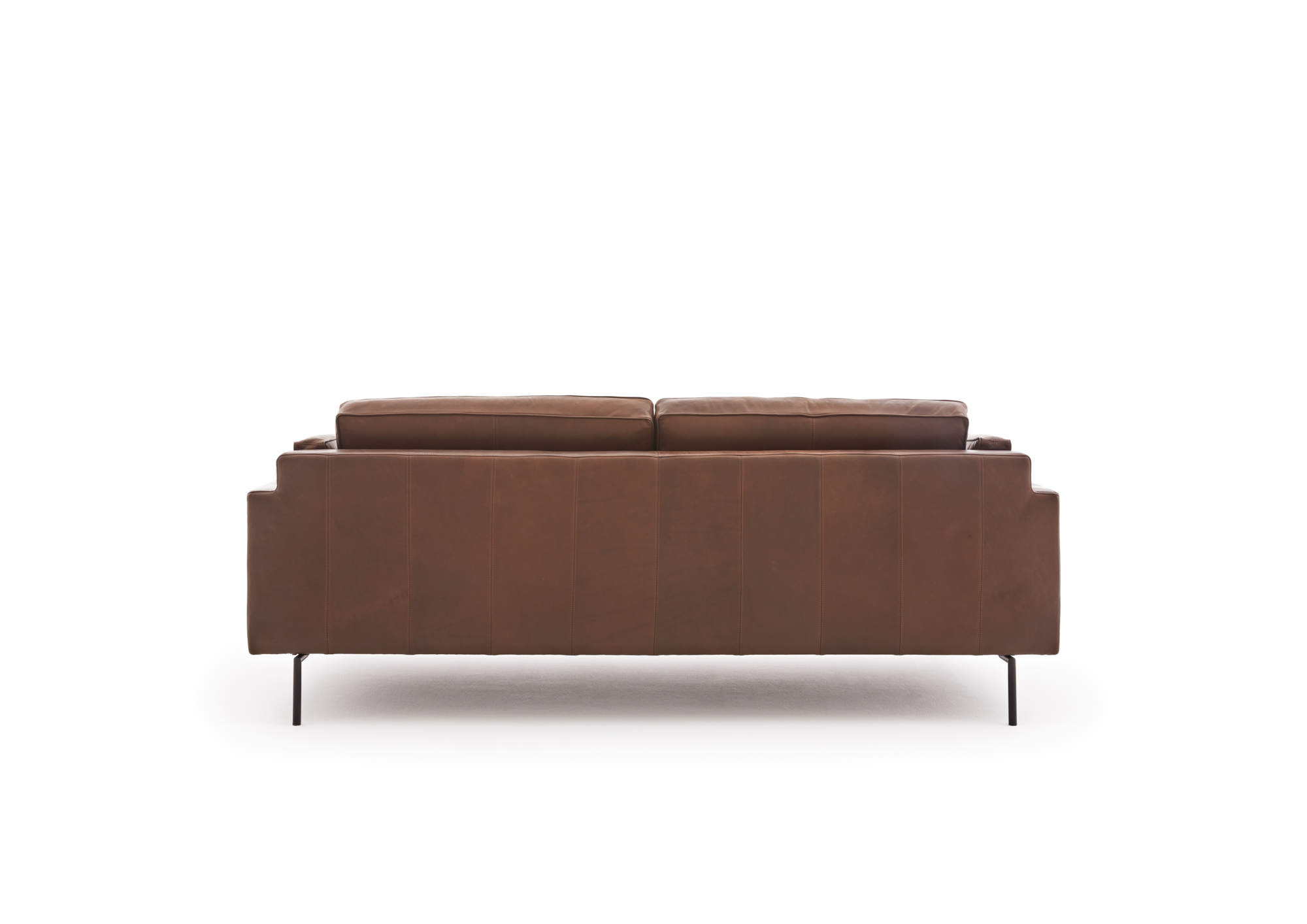 Loods 5 Design 3-zitsbank Stark 3-zits, 215 cm | C Sauvage Chocolate | Zwart met knik