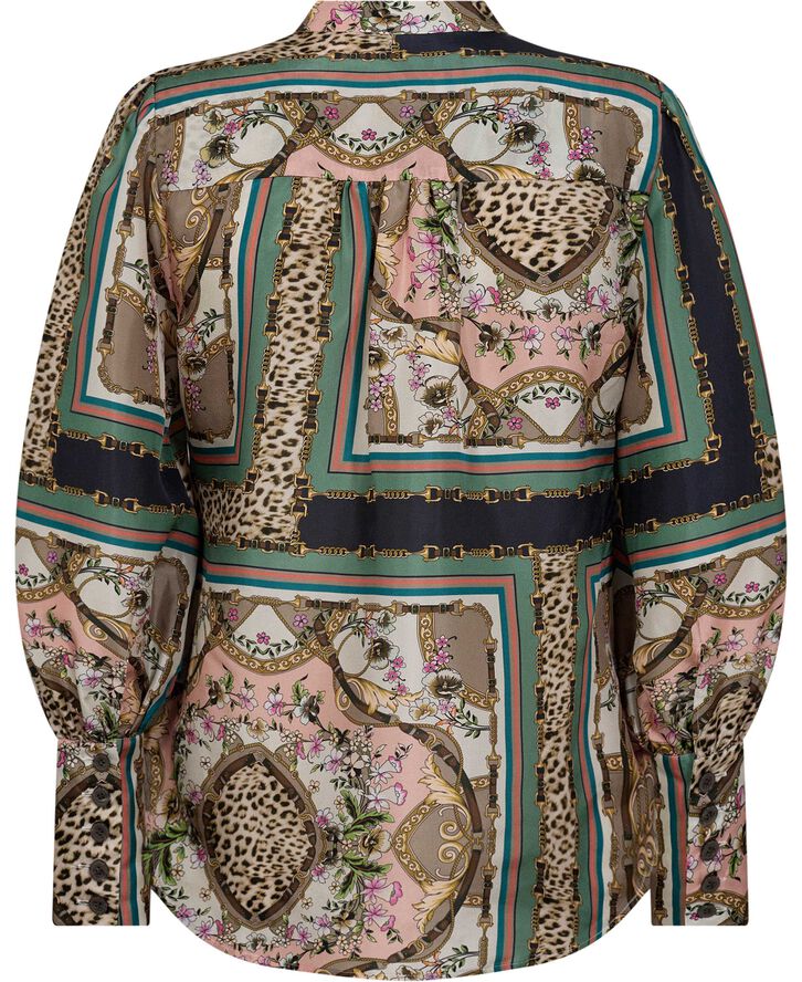 Sand 3566 Silk - Oxana Blouse Grå