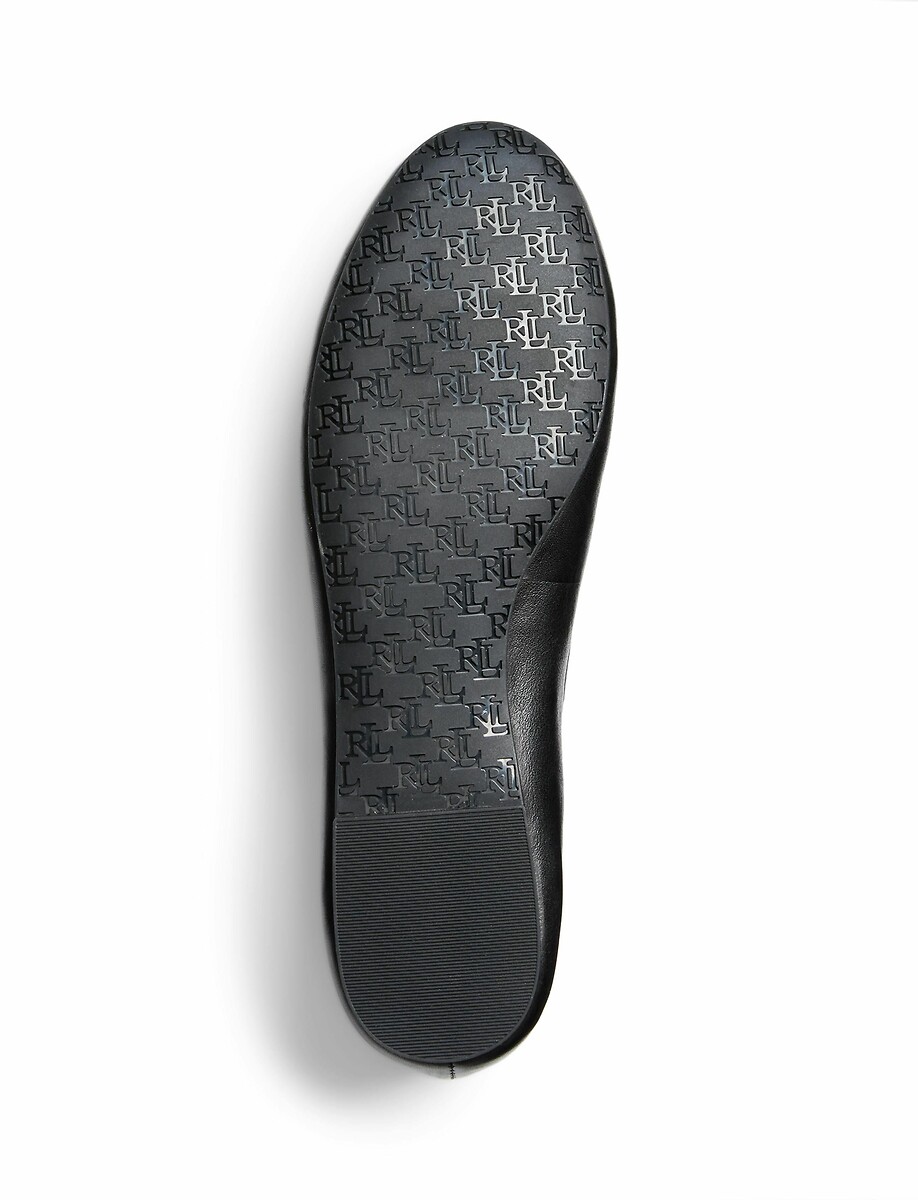 LAUREN RALPH LAUREN<br>Bailarinas de couro Jayna