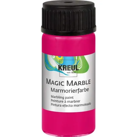 KREUL Magic Marble Marmorierfarbe Neonpink 20 ml