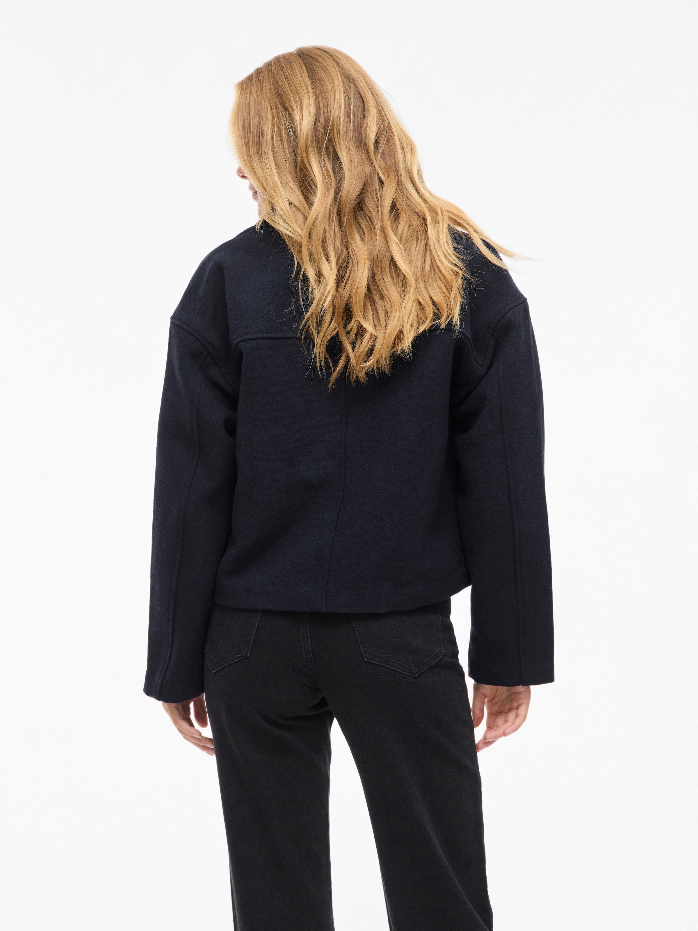 Vila Kurzjacke »VIKAMINA L/S V-NECK JACKET - NOOS«