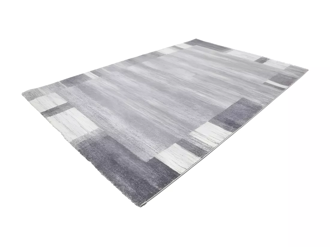 Tapis 170x120cm, design F005G coloris argent - Confort et élégance pour votre intérieur
