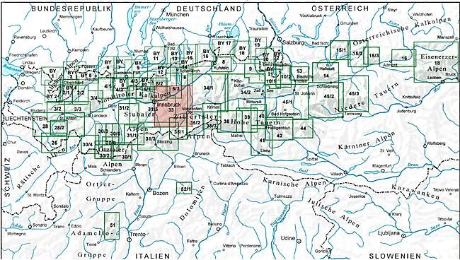 ALPENVEREIN - 33 TUXER ALPEN 1 50 000