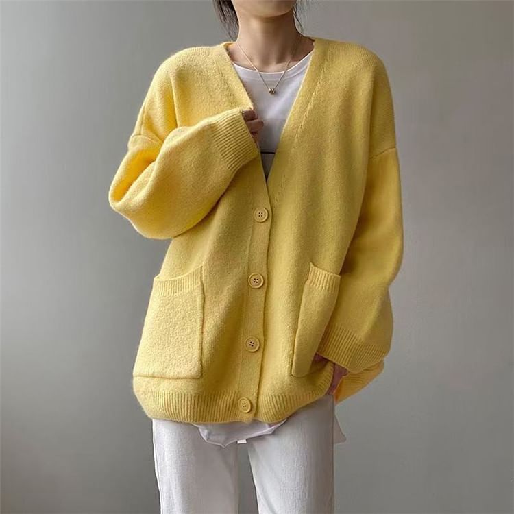 Whychunga - V-hals effen vest