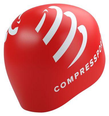 Bonnet de Natation Compressport Rouge