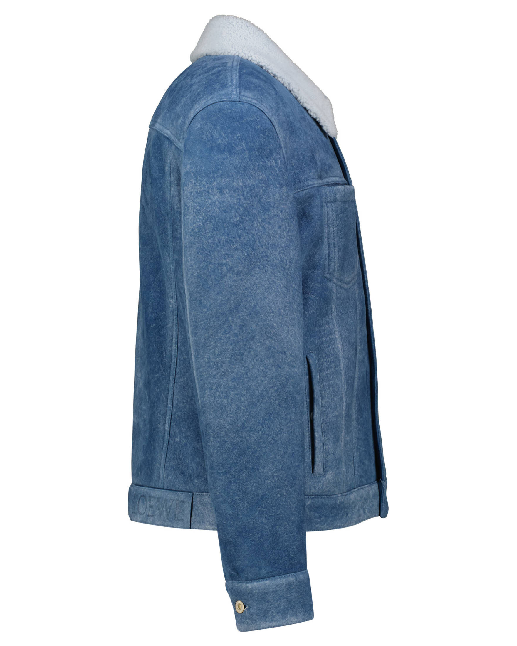 Loewe| Herren Lederjacke SHEARLING DENIM Regular Fit