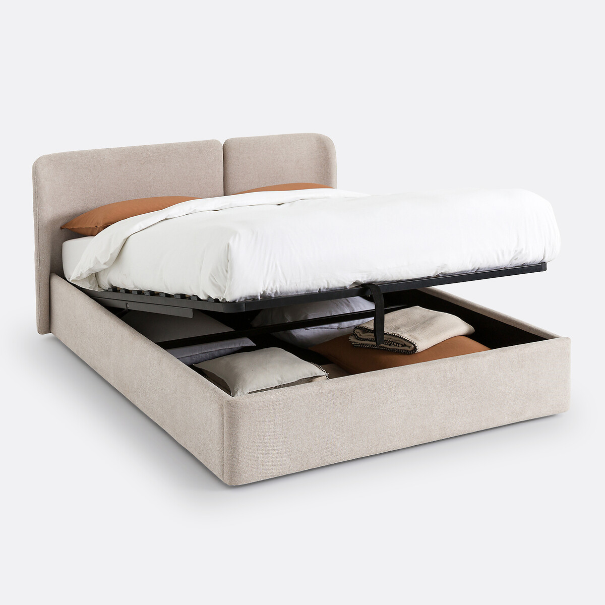 LA REDOUTE INTERIEURS<br>Cama baú com estrado de ripas rebatível, Molona