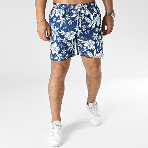 Short De Bain Floral F3GT18-TEL62 Bleu Marine