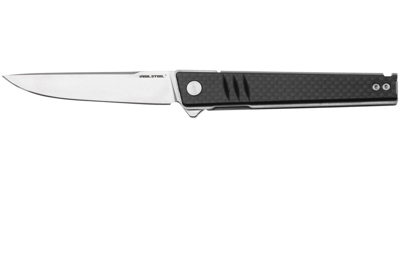 Real Steel Kikashi 8071CS Stonewashed 14C28N, Carbon Fiber G10, zakmes